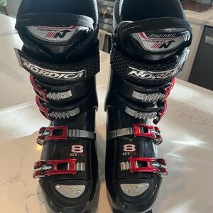 Nordica GT-S 8 Ski Boots Mondo 26/26.5, 315 mm Outer Shell, Precision Fit Lining